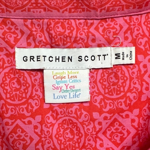 Classic Gretchen Scott Designs Vivid Pink Midi Dress With Pockets - Picture 2 of 6